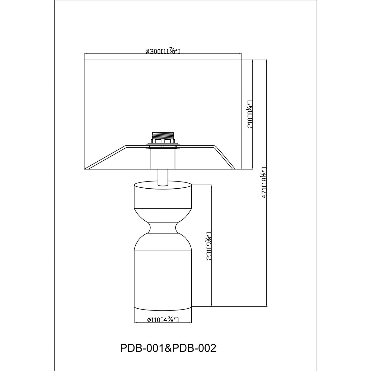   Hourglass Accent Table Lamp | Oroa.com
