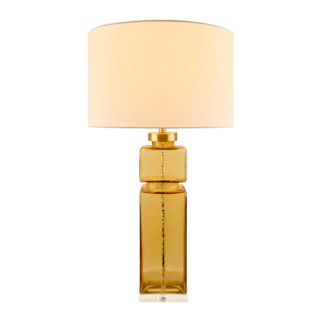  Yellow Glass Accent Table Lamp | Oroa.com