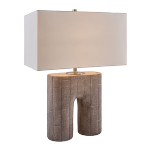   Painted Gray Accent Table Lamp | Oroa.com