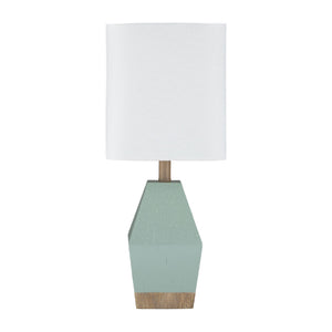   Modern European furniture - Blue Faceted Accent Table Lamp - www.oroa.com | Oroa.com
