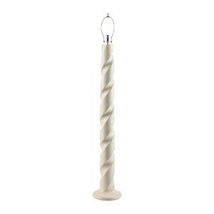   Cream Spiral Accent Floor Lamp | Oroa.com