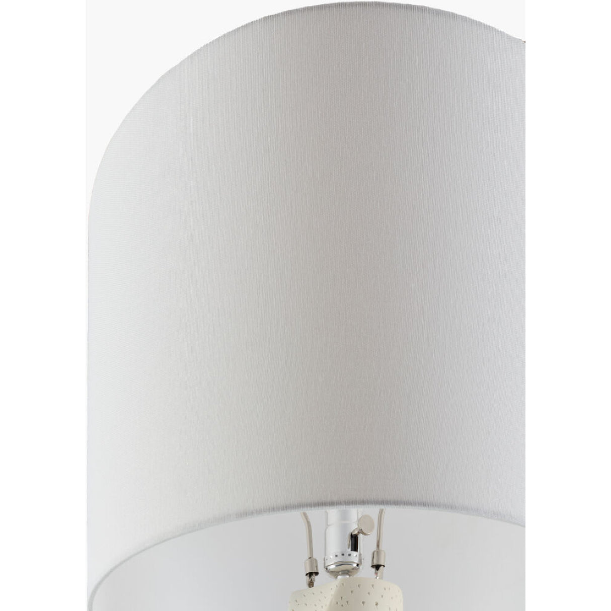   Cream Spiral Accent Floor Lamp | Oroa.com