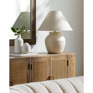   Modern European furniture - Linen Empire Shade Table Lamp - www.oroa.com | Oroa.com