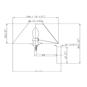   Modern European furniture - Lacquered White Iron Wall Lamp - www.oroa.com | Oroa.com