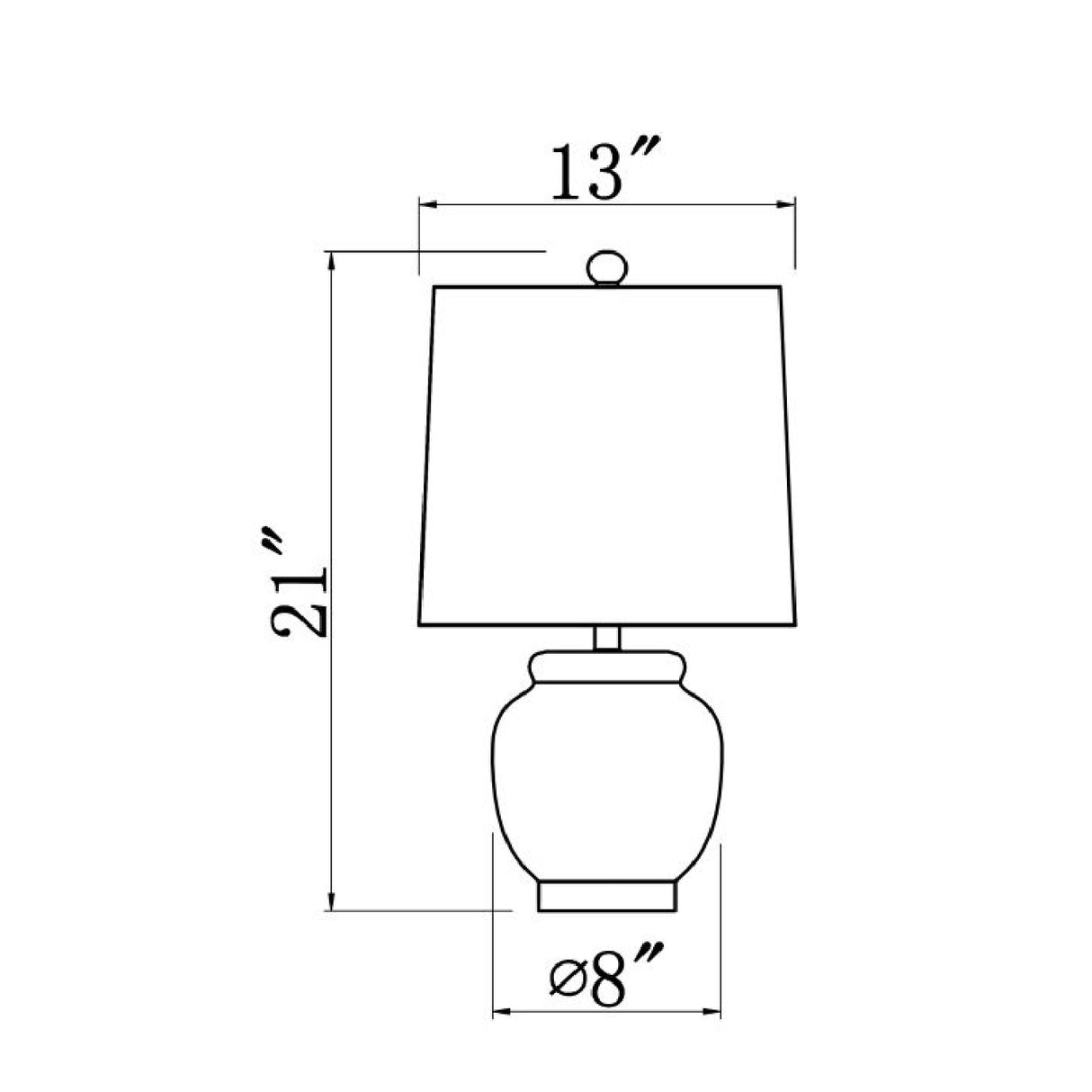   Antique Gray Ceramic Table Lamp | Oroa.com
