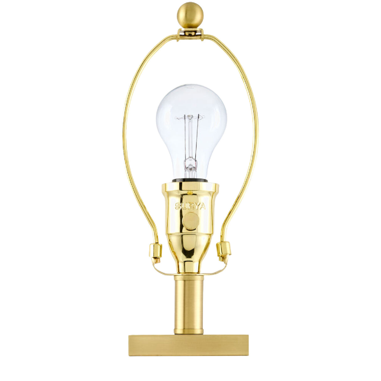   Natural White Marble Table Lamp | Oroa.com