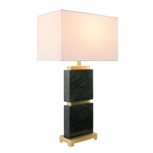   Travertine Accent Table Lamp | Oroa.com