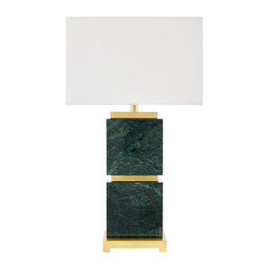   Travertine Accent Table Lamp | Oroa.com