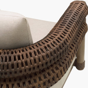   Cushioned Wicker Outdoor Accent Chair | Oroa.com