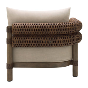   Modern European furniture - Cushioned Wicker Outdoor Left-Armed Chaise - www.oroa.com | Oroa.com