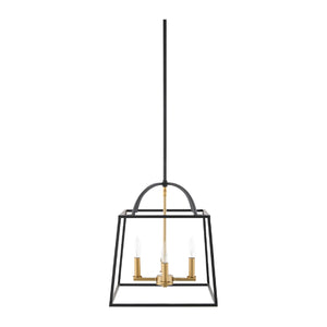   Modern European furniture - Black Iron Framed 4-Light Chandelier - www.oroa.com | Oroa.com