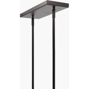   Modern European furniture - Black Iron Framed 6-Light Chandelier - www.oroa.com | Oroa.com