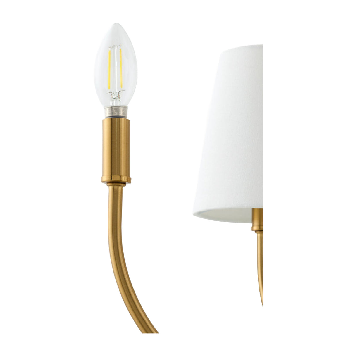   Modern European furniture - White Cotton Shade Chandelier - www.oroa.com | Oroa.com