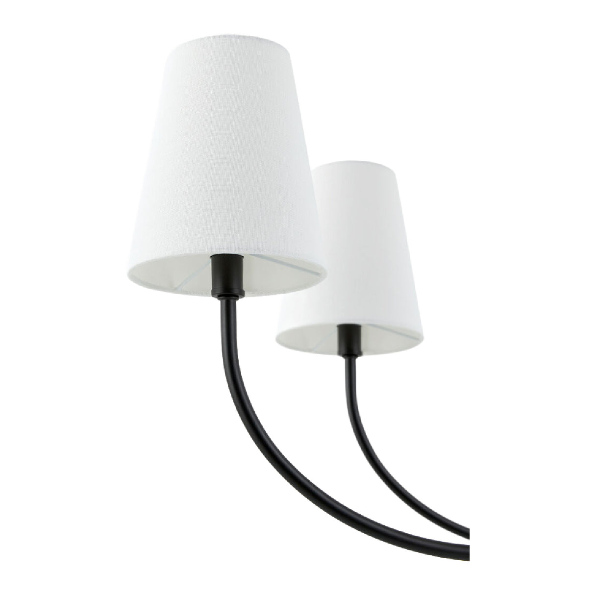   Modern European furniture - White Cotton Shade Chandelier - www.oroa.com | Oroa.com
