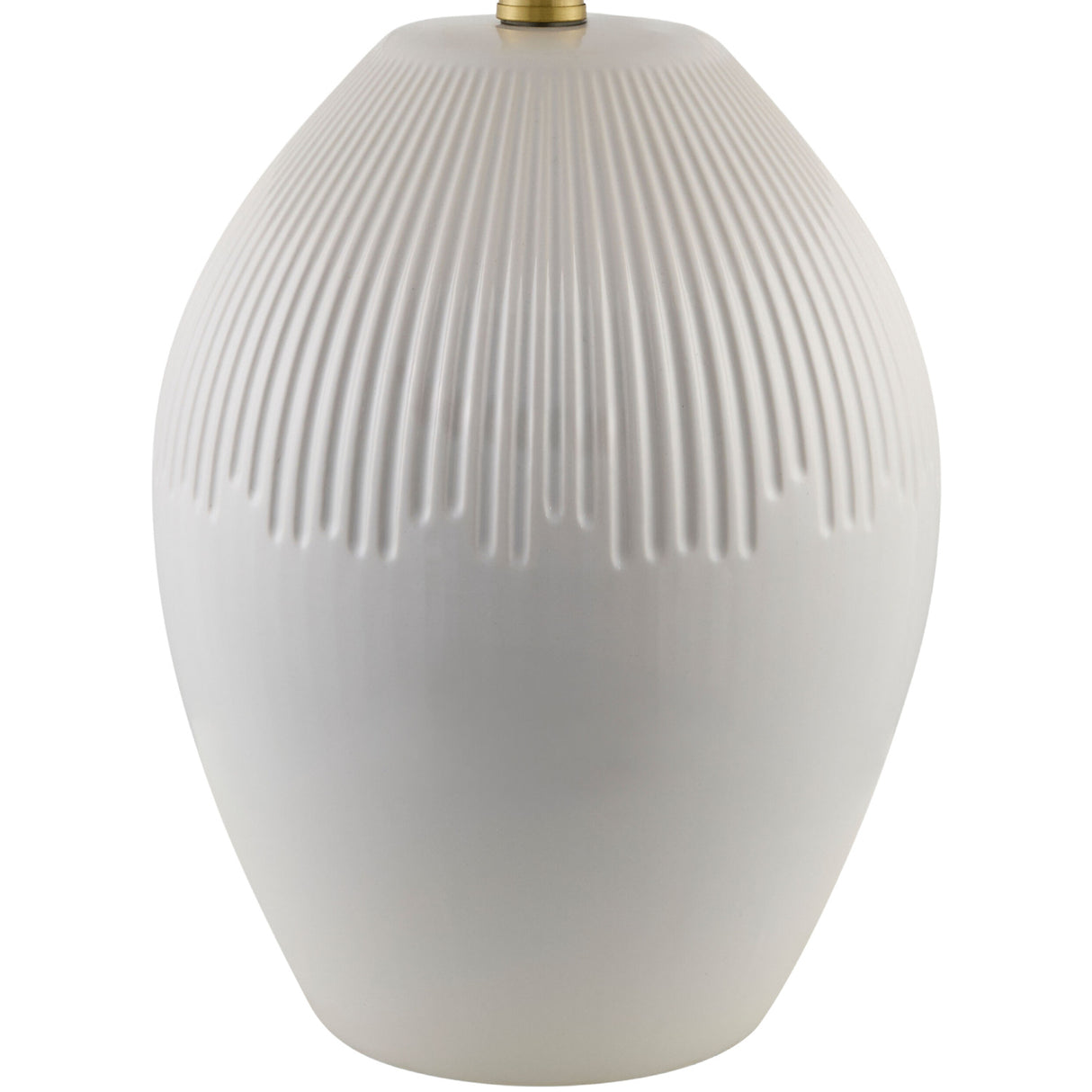   Modern European furniture - Ceramic Pleated Linen Table Lamp - www.oroa.com | Oroa.com