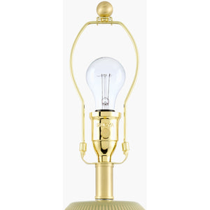   Modern European furniture - Ceramic Pleated Linen Table Lamp - www.oroa.com | Oroa.com