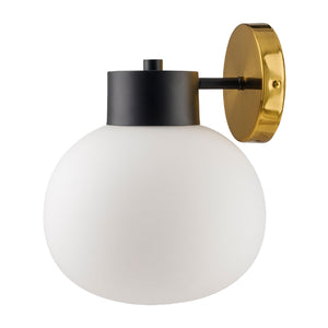  Modern European furniture - White Glass Sphere Wall Lamp - www.oroa.com | Oroa.com