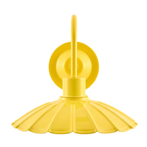   Modern European furniture - Scalloped Metal Shade Wall Lamp - www.oroa.com | Oroa.com