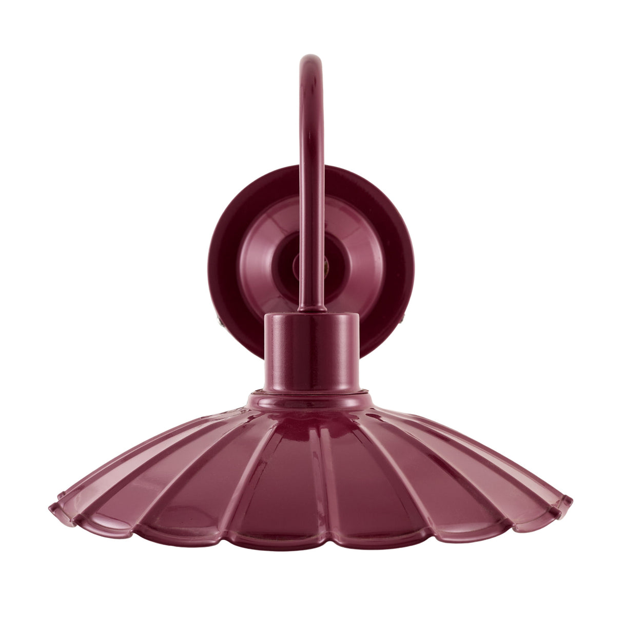   Modern European furniture - Scalloped Metal Shade Wall Lamp - www.oroa.com | Oroa.com