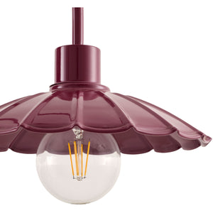   Modern European furniture - Scalloped Metal Shade Wall Lamp - www.oroa.com | Oroa.com