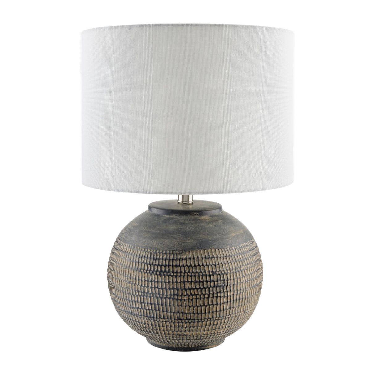   Modern European furniture - Glazed Black Ceramic Table Lamp - www.oroa.com | Oroa.com