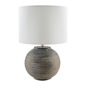   Modern European furniture - Glazed Black Ceramic Table Lamp - www.oroa.com | Oroa.com