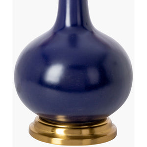   Modern European furniture - Blue Linen Ceramic Table Lamp - www.oroa.com | Oroa.com