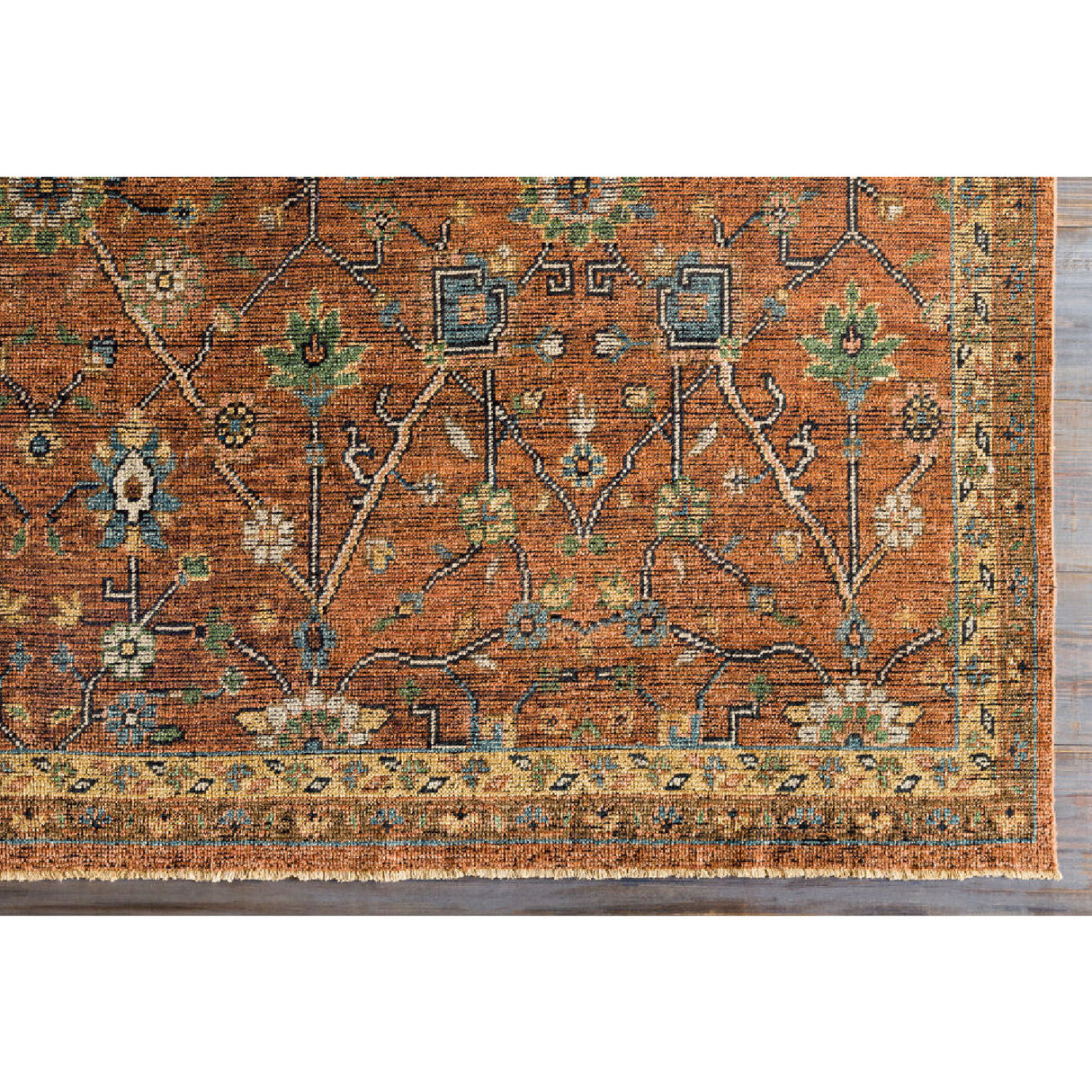   Modern furniture - Hand-Knotted Fringed Wool Carpet - www.oroa.com | Oroa.com