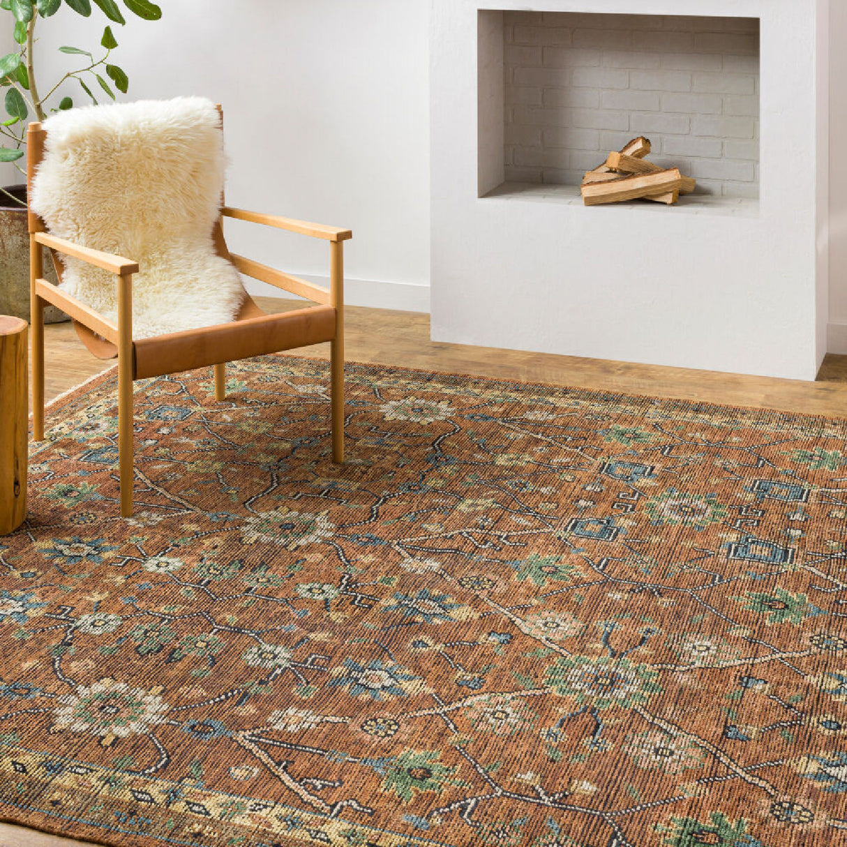   Modern furniture - Hand-Knotted Fringed Wool Carpet - www.oroa.com | Oroa.com