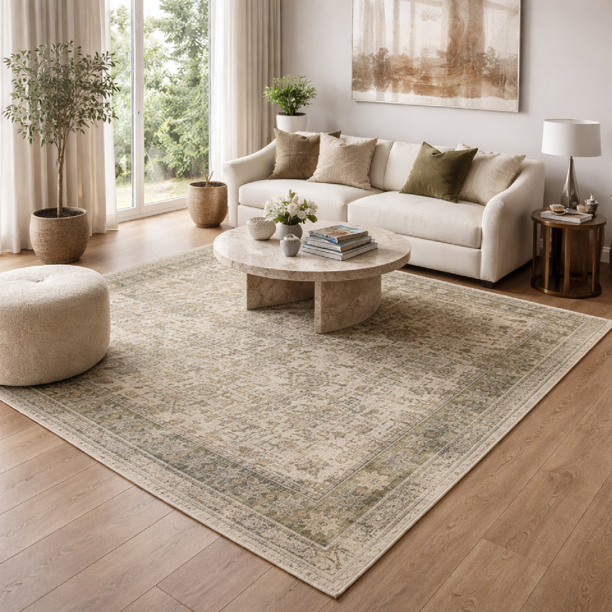   Modern furniture - Hand-Knotted Wool Fringed Carpet - www.oroa.com | Oroa.com