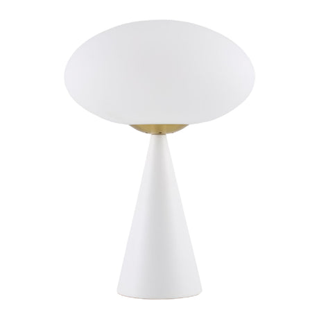   Modern European furniture - White Conical Iron Table Lamp - www.oroa.com | Oroa.com