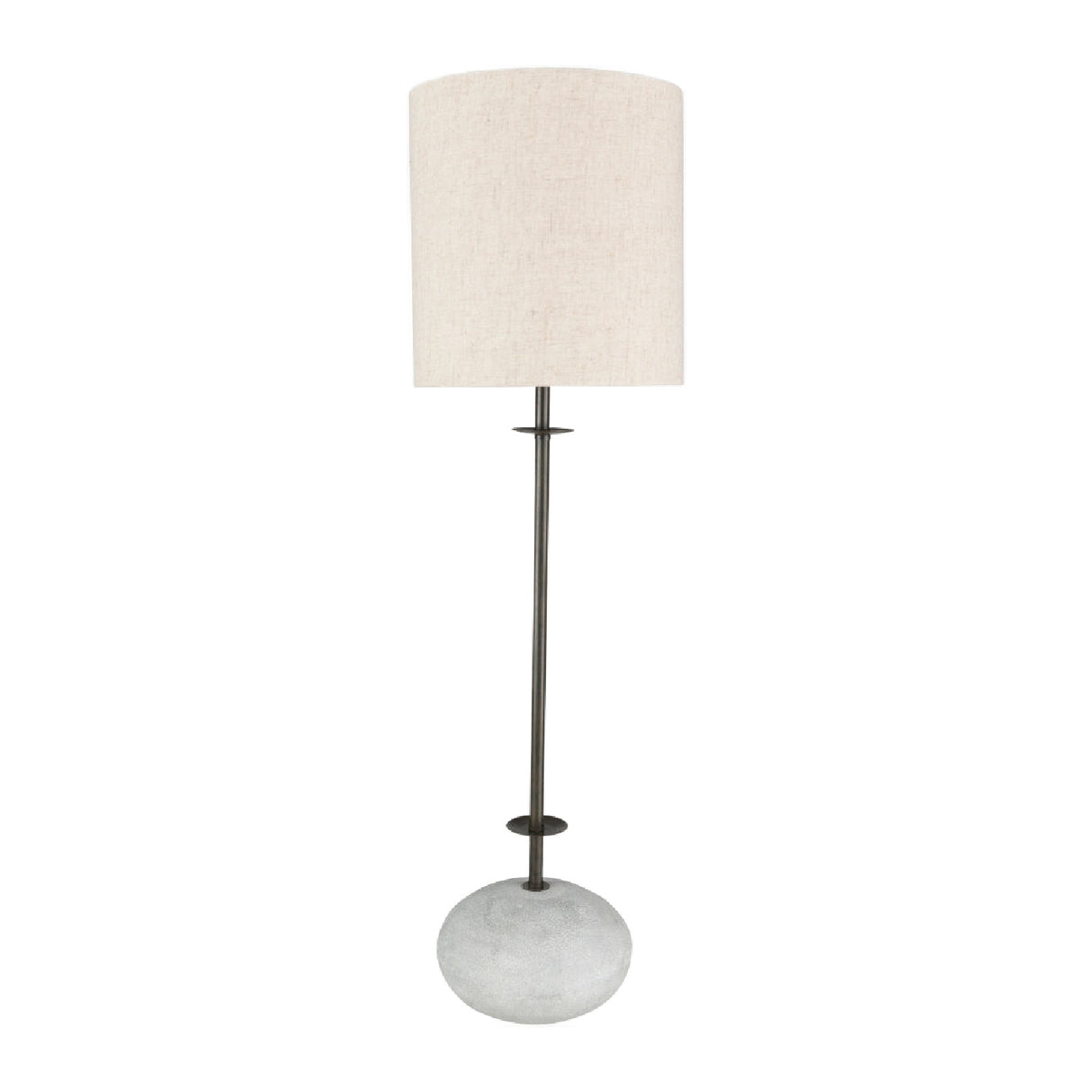   Modern European furniture - White Linen Floor Lamp - www.oroa.com | Oroa.com