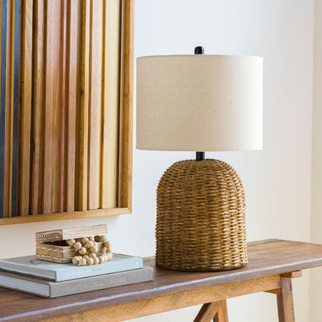   Modern European furniture - Natural Beige Seagrass Table Lamp - www.oroa.com | Oroa.com