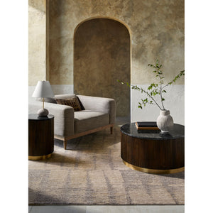   Modern European furniture - White Cotton Shade Table Lamp - www.oroa.com | Oroa.com