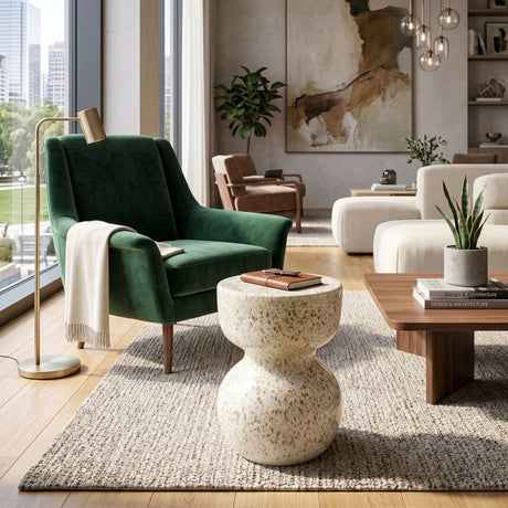   Hourglass Ceramic Garden Stool | Oroa.com