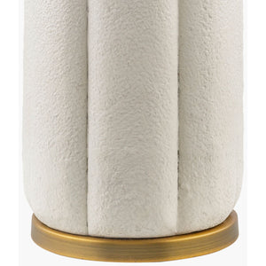   Modern European furniture - Modern White Linen Table Lamp - www.oroa.com | Oroa.com