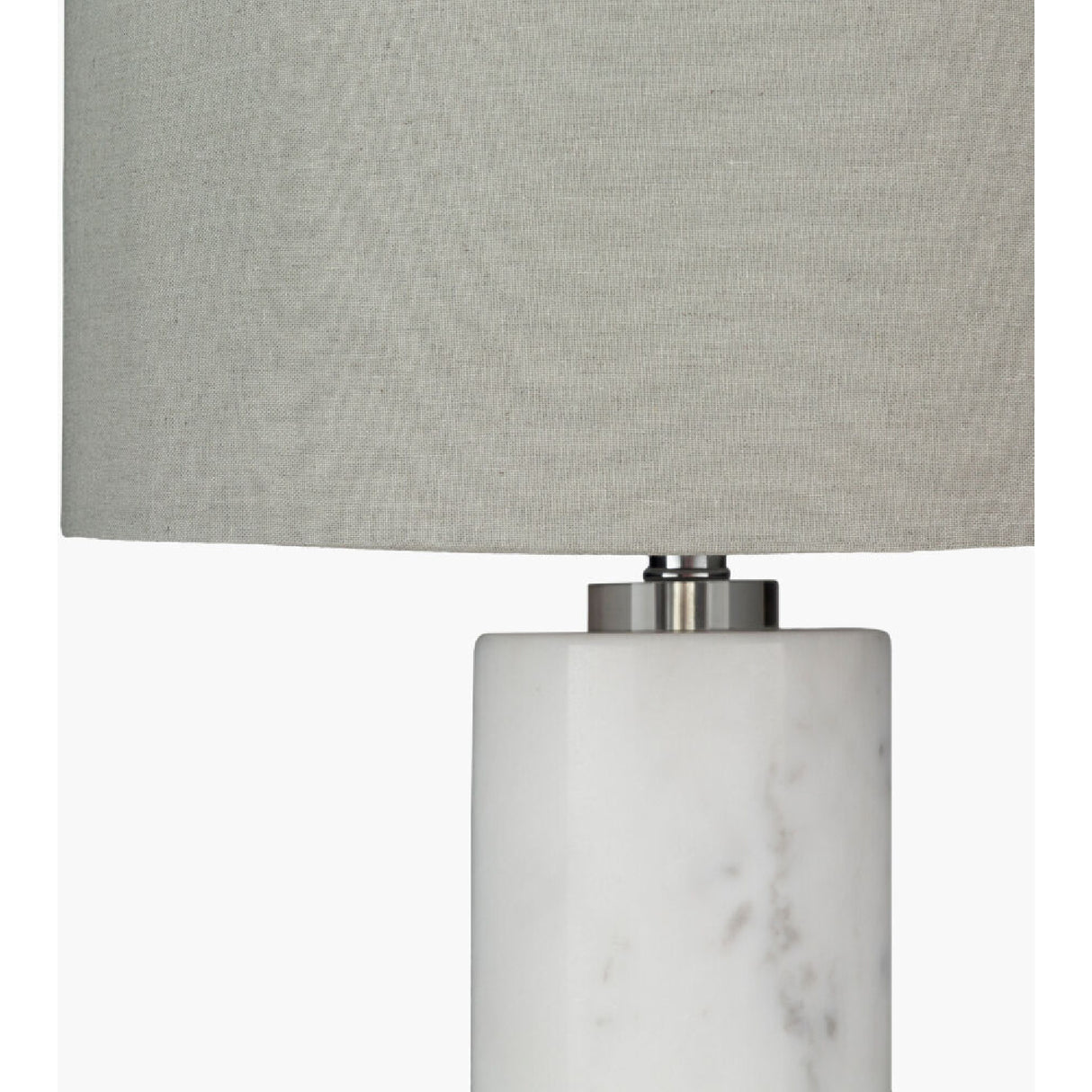   Modern European furniture - White Cylindrical Marble Table Lamp - www.oroa.com | Oroa.com