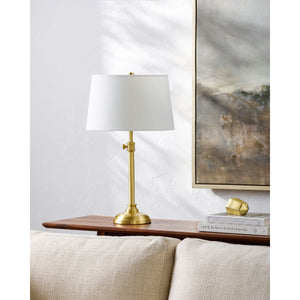   Modern European furniture - Iron Base Linen Table Lamp - www.oroa.com | Oroa.com