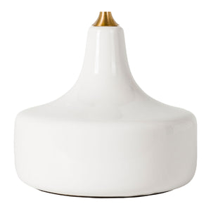   Modern European furniture - Drum Linen Ceramic Table Lamp - www.oroa.com | Oroa.com