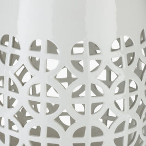   Modern European furniture - Openwork Ceramic Garden Stool - www.oroa.com | Oroa.com