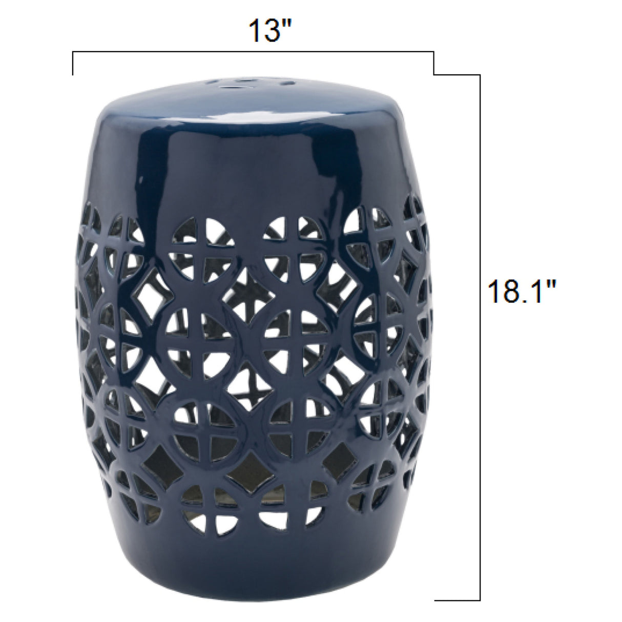   Modern European furniture - Openwork Ceramic Garden Stool - www.oroa.com | Oroa.com