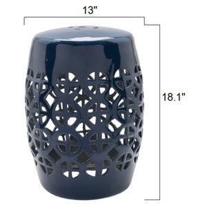   Modern European furniture - Openwork Ceramic Garden Stool - www.oroa.com | Oroa.com