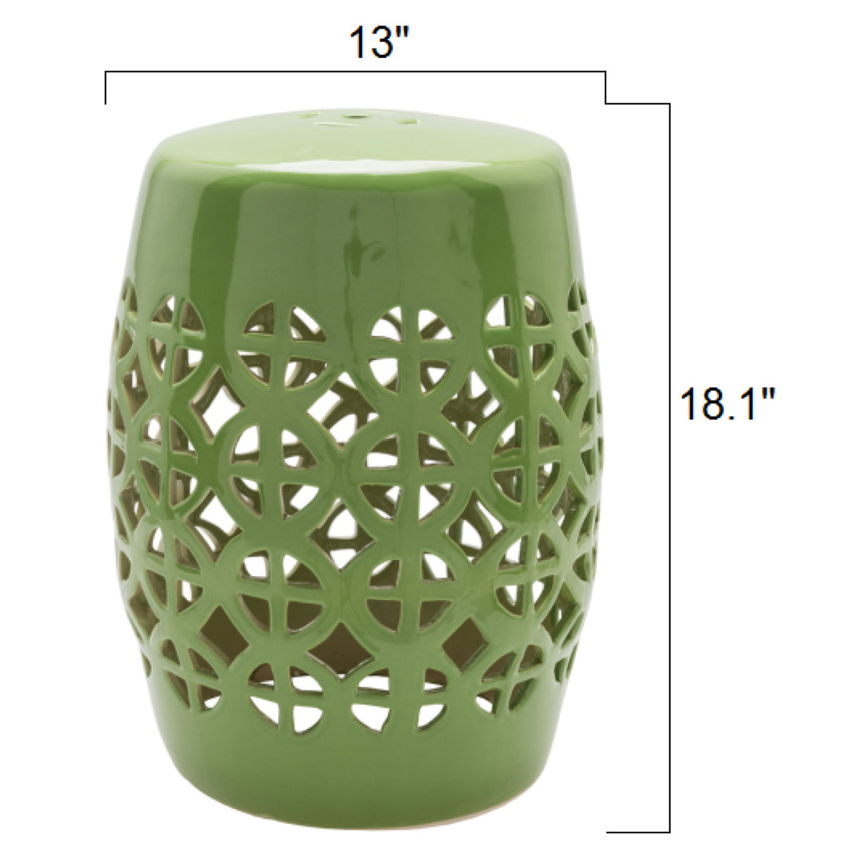   Modern European furniture - Openwork Ceramic Garden Stool - www.oroa.com | Oroa.com