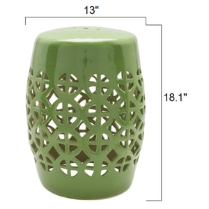   Modern European furniture - Openwork Ceramic Garden Stool - www.oroa.com | Oroa.com