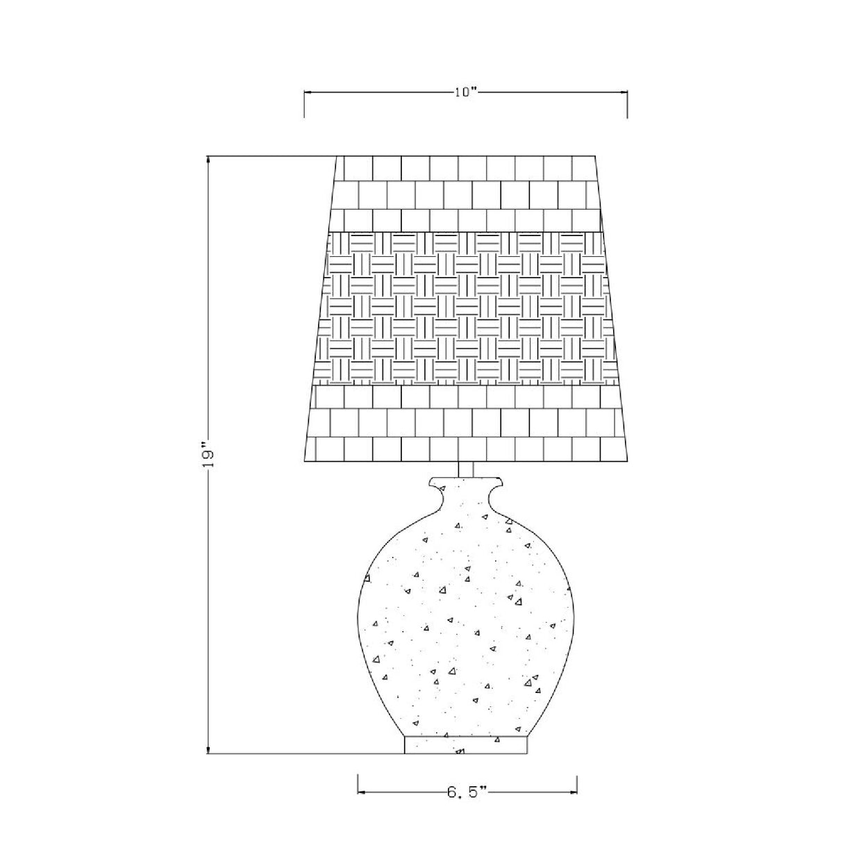   Modern European furniture - Cement Woven Seagrass Table Lamps (2) - www.oroa.com | Oroa.com
