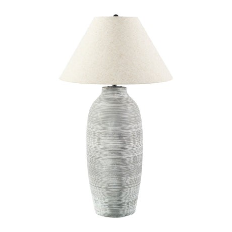   Modern European furniture - Textured Cement Accent Table Lamp - www.oroa.com | Oroa.com