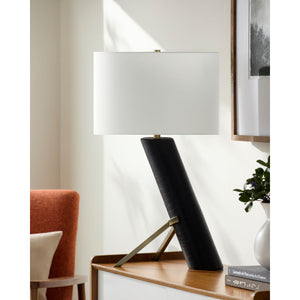   Tilted Tube Base Table Lamp | Oroa.com