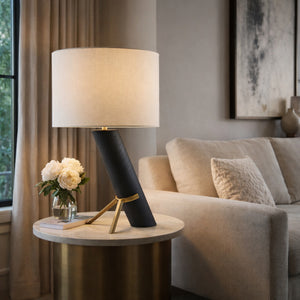   Tilted Tube Base Table Lamp | Oroa.com