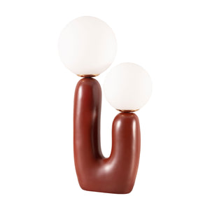   Modern European furniture - Double Round Glass Table Lamp S - www.oroa.com | Oroa.com