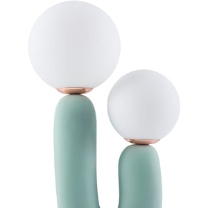   Modern European furniture - Double Round Glass Table Lamp S - www.oroa.com | Oroa.com